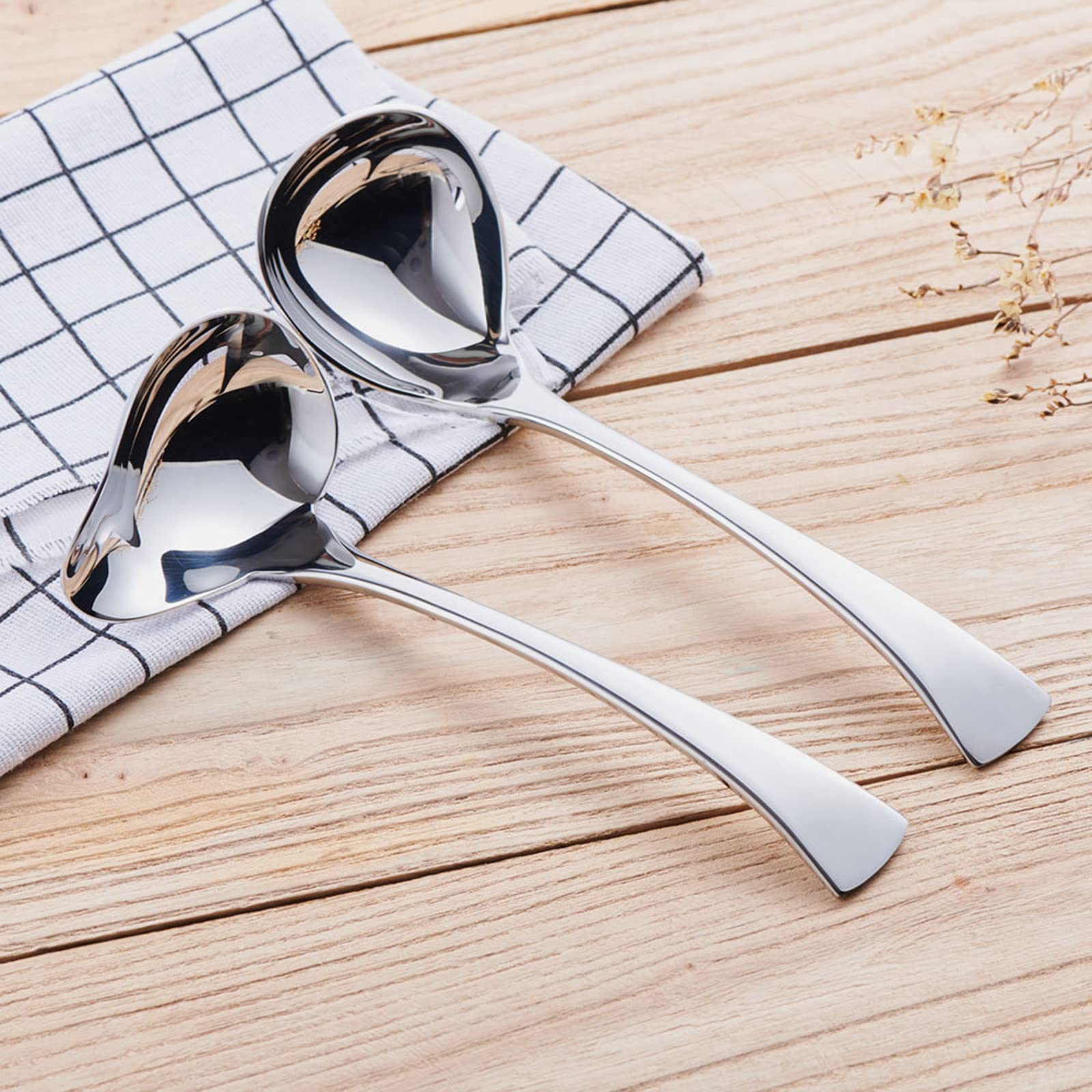 Yarlung Stainless Steel Ladle Set - 2 Spoons -8