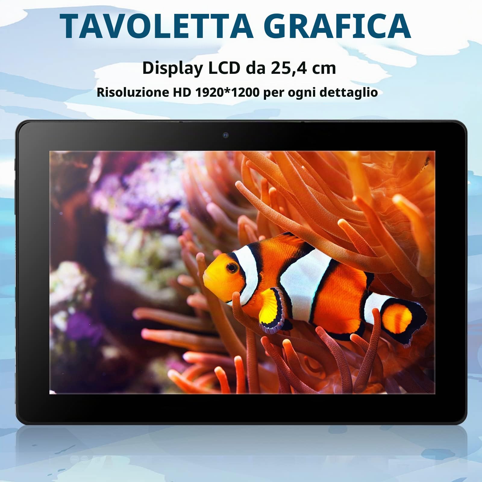 Compressa Indipendente Android 11, Disegno Con Schermo Non c'è Bisogno di 4GB/64GB, USB-C per Artista, Designer, Beginne