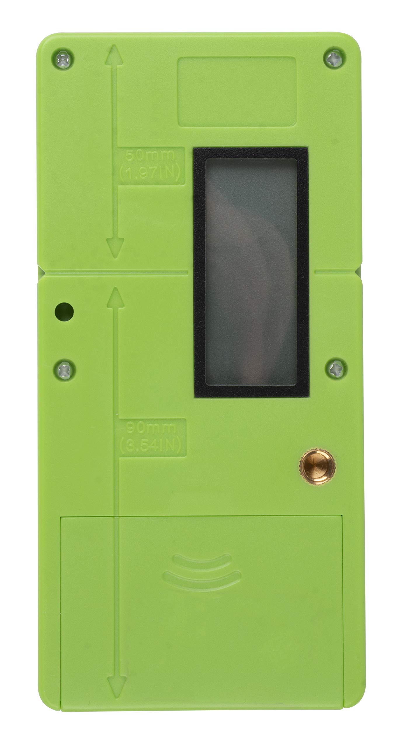 Laser detektor STREND PRO levelempfänger für Rote und Grüne laser bizu 50m inkl. Metallklemmhalter, laser reciever für Puls- Kreuzlinienlaser, 2 LCD-Displays