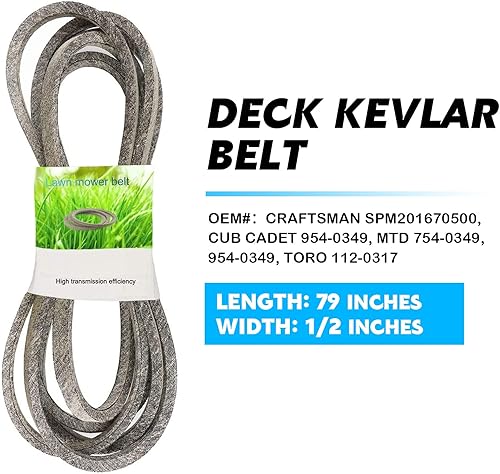 Miniatura 5 de Kit de reconstrucción de cubierta de 46 pulgadas para MTD White GT205 LT 946G 4600H Toro LX 460 465 466, husillo 112-0311 112-0383, hoja 112-0304