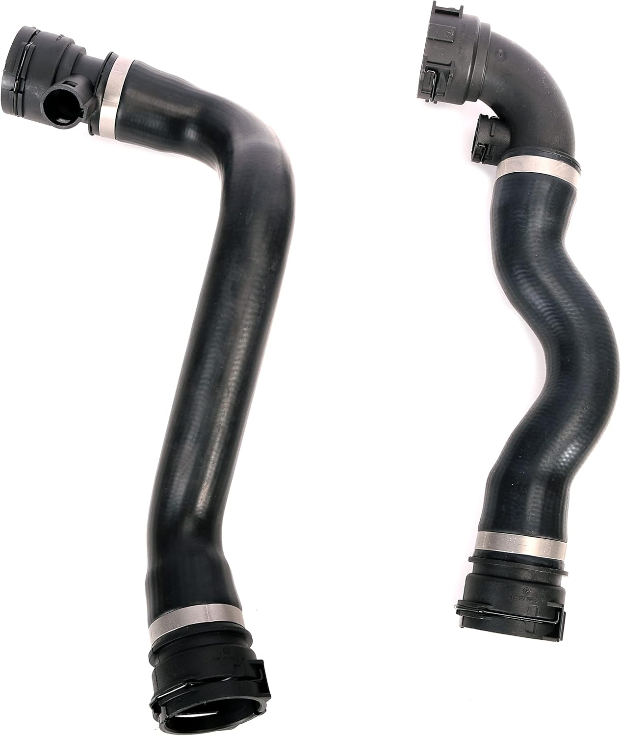Expansion Tank Coolant Radiator Hose Set, Upper Lower Radiator Hose & Water Hose Kit, Fits for BMW E46 325Ci 325i 325xi  8