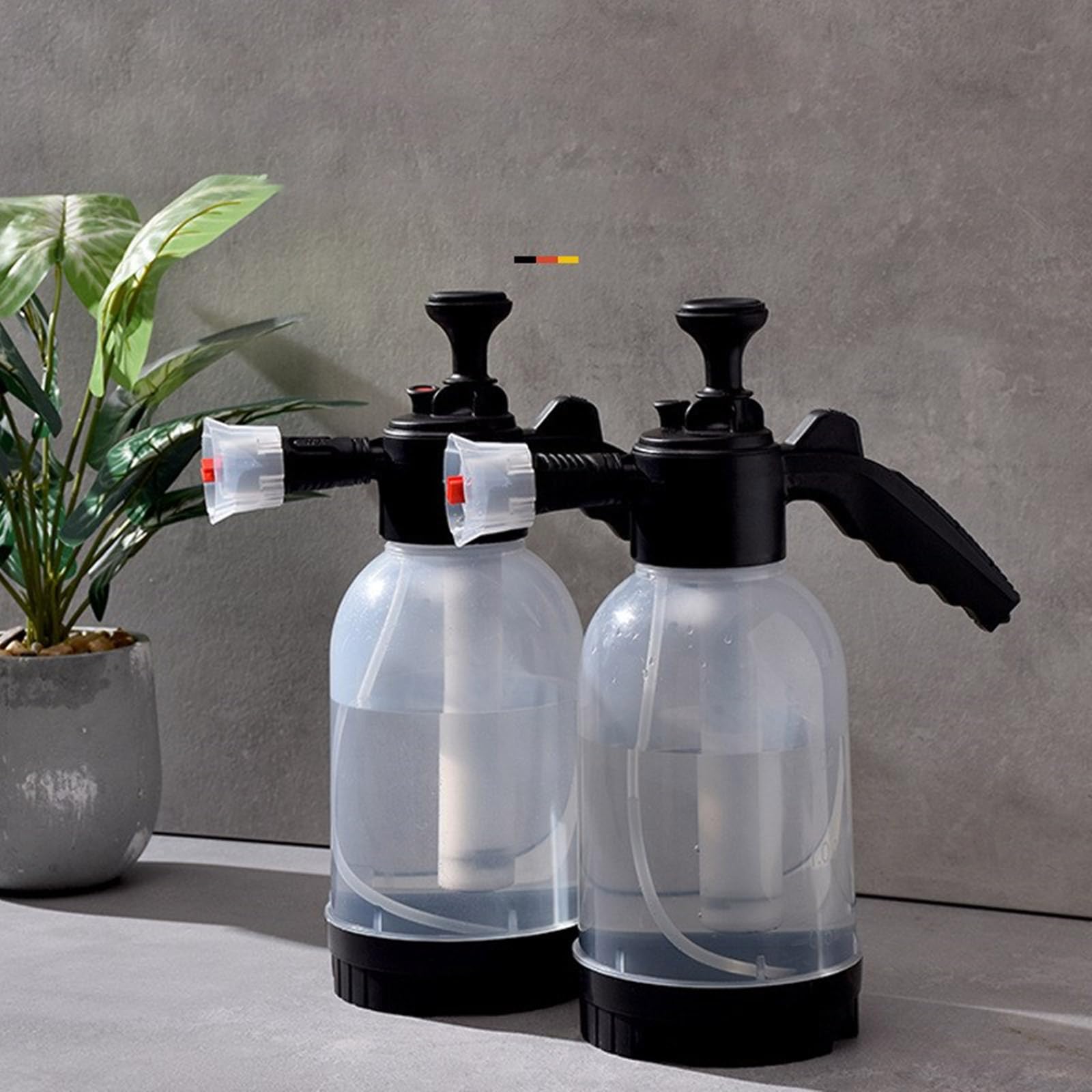 Spruzzatore di schiuma per auto, lancia per irrigazione, spruzzatore da 2 litri, spruzzatore a pressione, spruzzatore a pressione, bottiglia per lavaggio auto