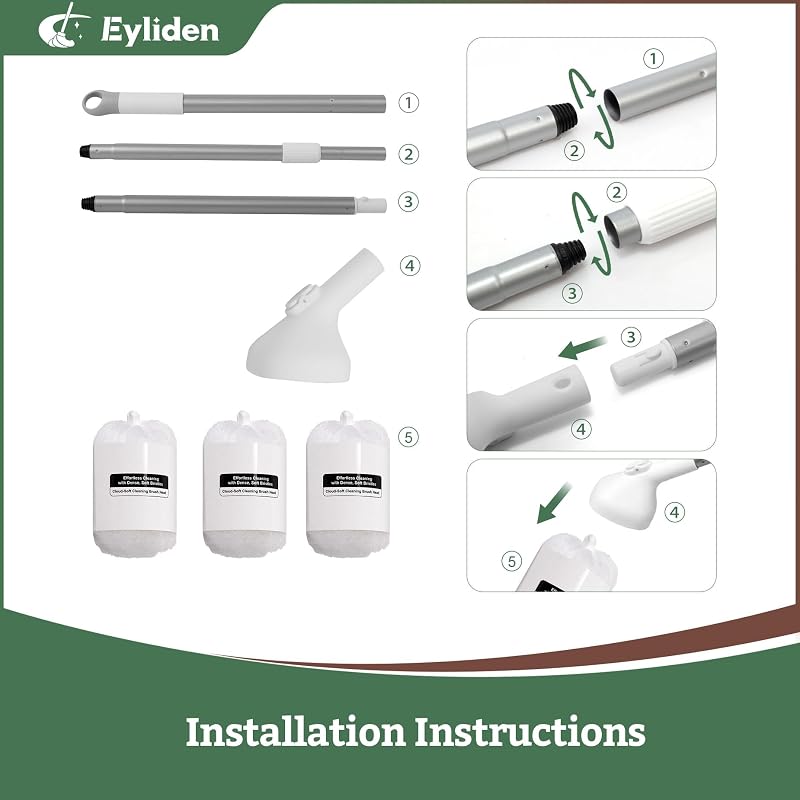 Eyliden Bathtub Brush – Quick-dry, low-absorption fibers
