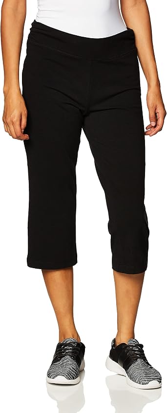 Danskin Women's Sleek fit Crop Pant w 