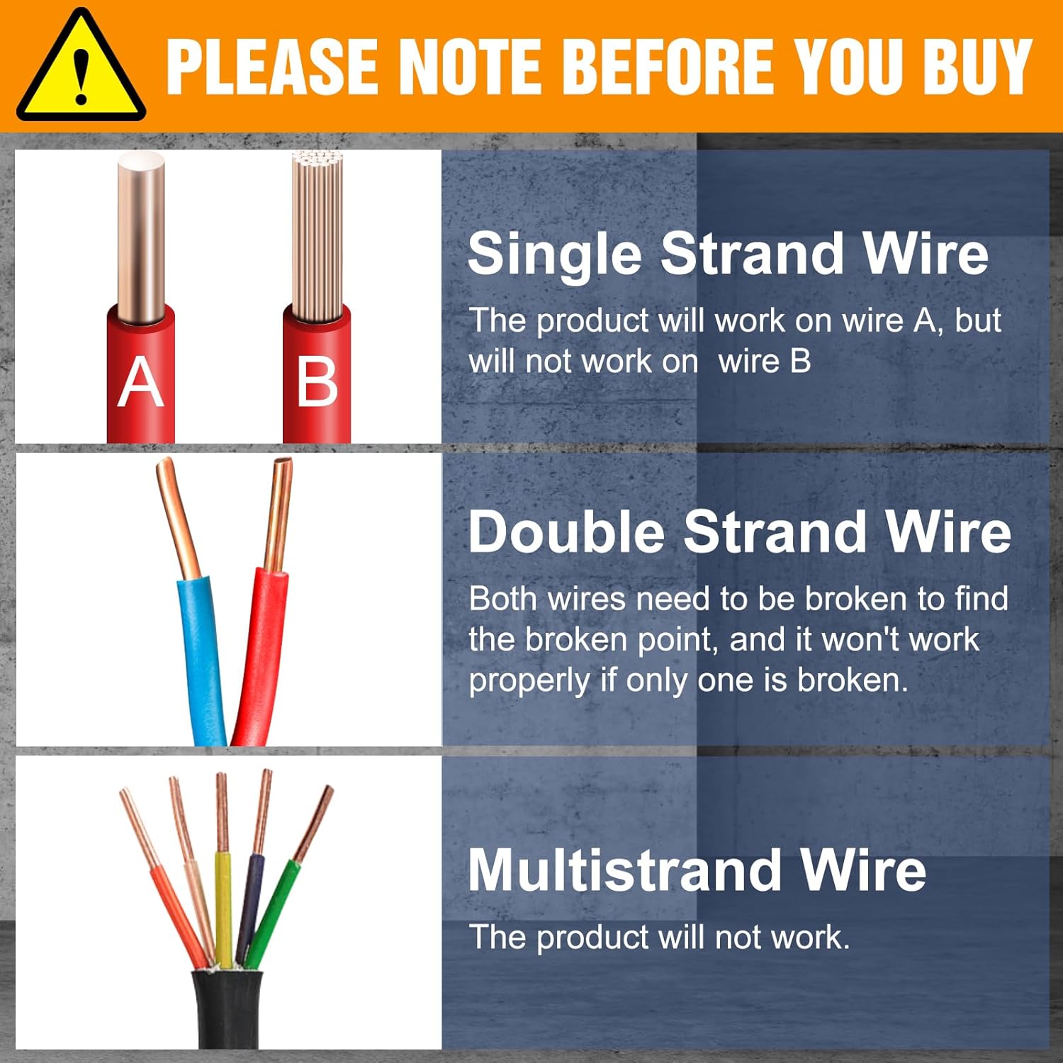 F04 Underground Wire Locator, Cable Locator with Earphone, Buried Wire Detector for Locating Breakage Cables & Wires Dog Fence Cables