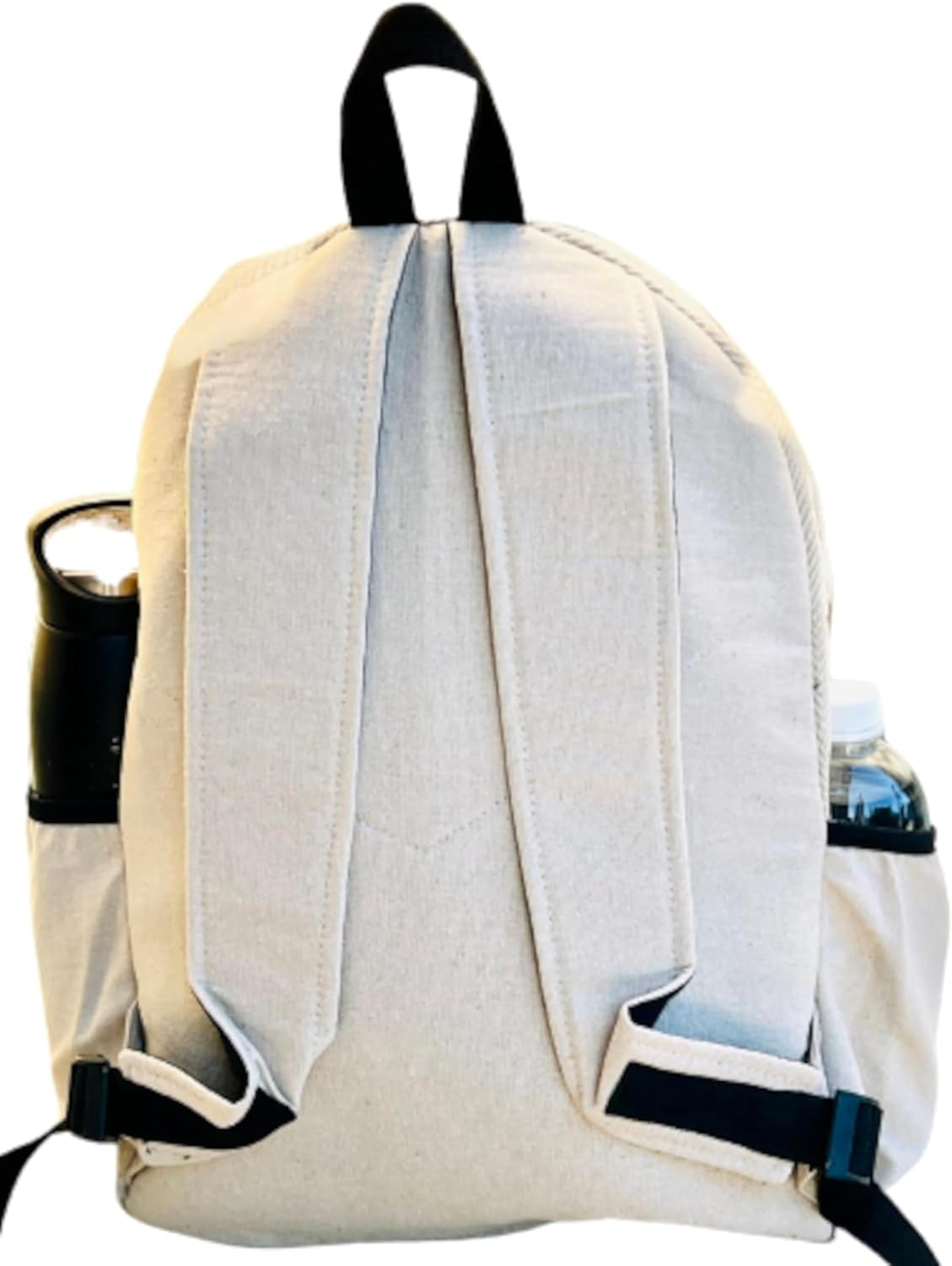 Gurkha Handmade Himalayan Hemp Backpack 17 IN Hippie, Festival, Hiking & Laptop Backpack - Handmade In Mt. Everest Country Nepal image 2