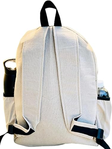 Miniatura 4 de Mochila hecha a mano de algodón de cáñamo del Himalaya de diseño único de 17 pulgadas grande Hippie, Festival, Senderismo y Tablet Laptop Mochila -