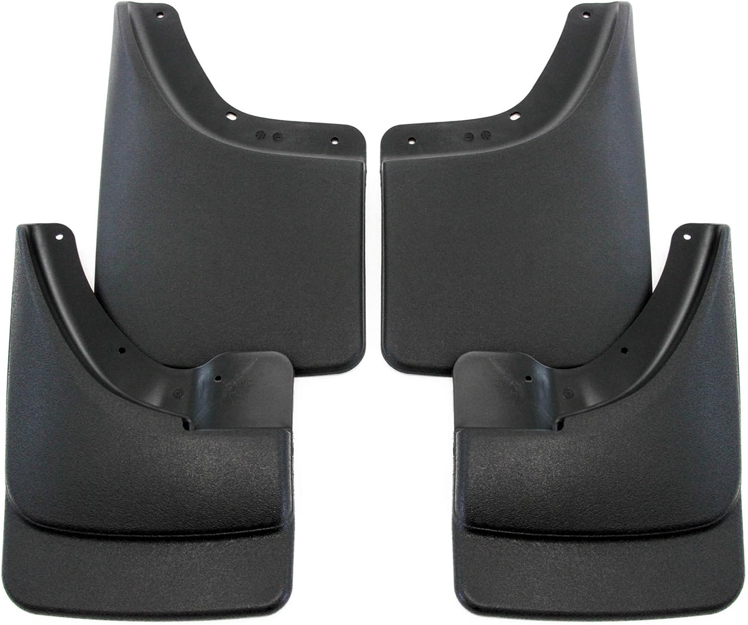 Red Hound Auto Heavy Duty Molded Mud Flaps Compatible with Dodge Ram (2002-2008 1500 & 2003-2009 2500 3500) Mud Flaps Guards Splash - for Trucks Without Fender Flares - Front & Rear 4pc Set