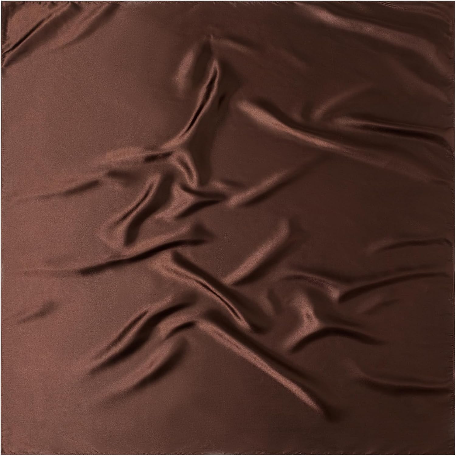 Men's Denim Square Scarf - 35" Large Solid Color Neck Scarf, Gift Packed - Image 2