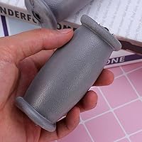 Vista 4 de Un par de muletas de goma con agarre de mano de repuesto para muletas, accesorios de muletas, almohadillas de muletas, reemplazo de agarre de mango