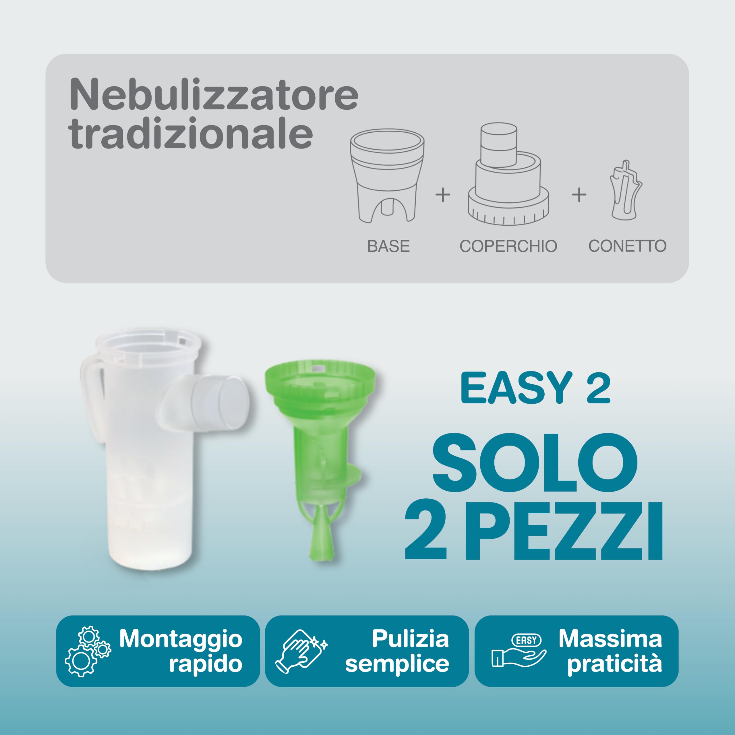 Colpharma Air 110 Family Aerosol per Uso Occasionale – Apparecchio per Aerosolterapia Domestica