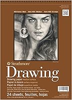 Vista 15 de Strathmore Bloc de papel en espiral de dibujo mediano de 9 x 12 pulgadas, 24 hojas -400400, mediano