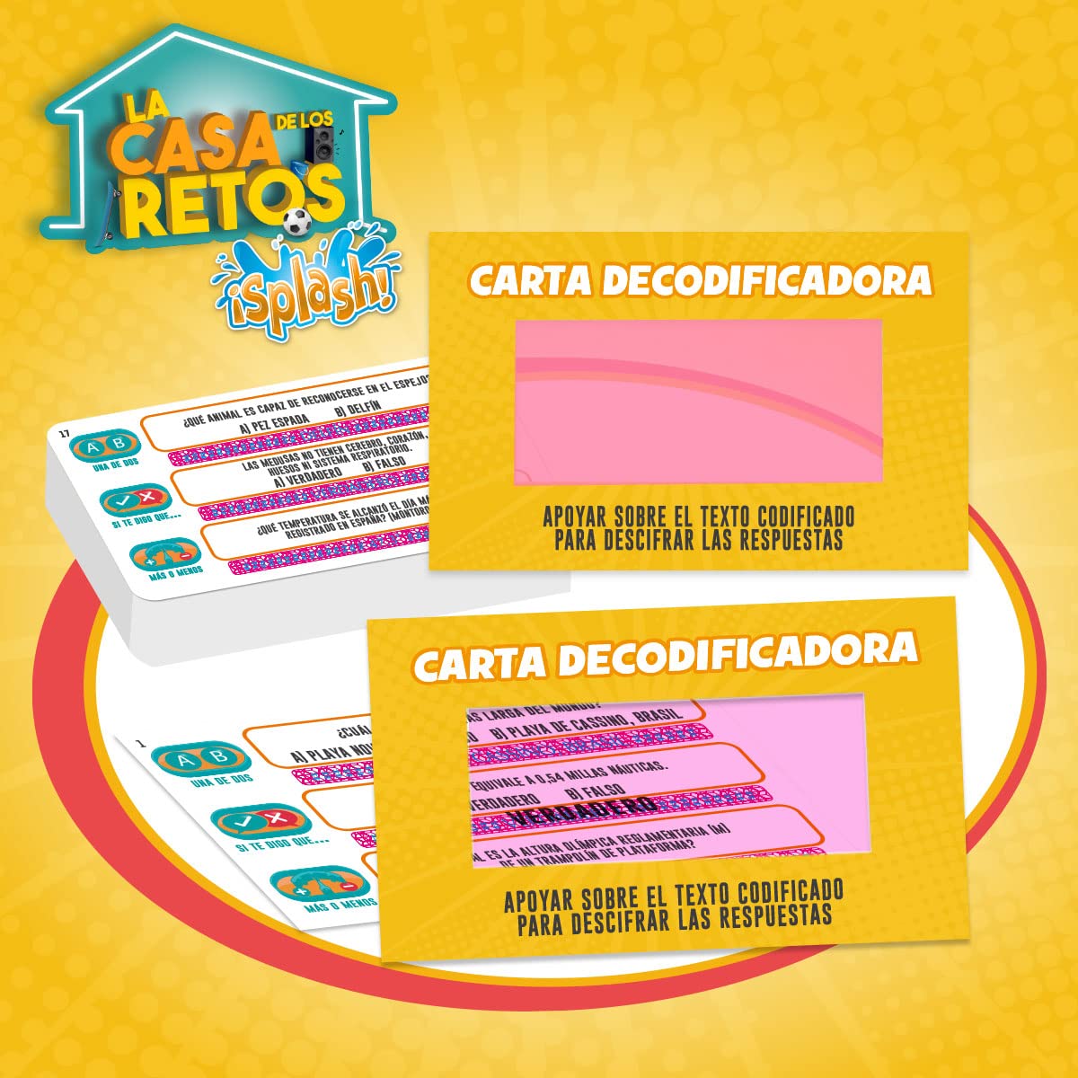 Bizak La Casa De Los Retos Splash Gioco Da Tavolo Per Famiglie, Con Palloncini D'Acqua E Sfide, Multicolore, 35001927