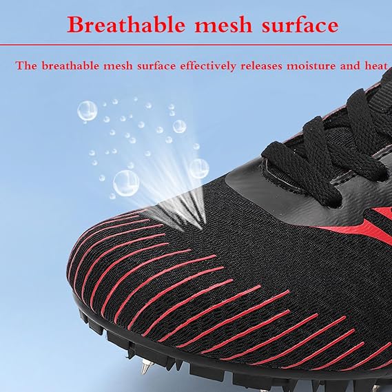 Track And Field Shoes Men Women,Track And Field Spikes Shoes,cross Country Spikes Shoes,Comfortable,8 Spikes,Soft,Mesh Comfortable For Running Track And Field