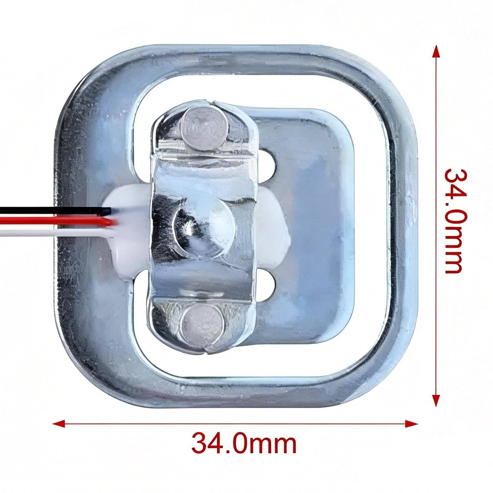 Kit Celle di Carico Half Bridge Cella di Carico 4PCS 50kg Cella di Carico 200kg Estensimetro HX711 Modulo 4 Individuali 50Kg