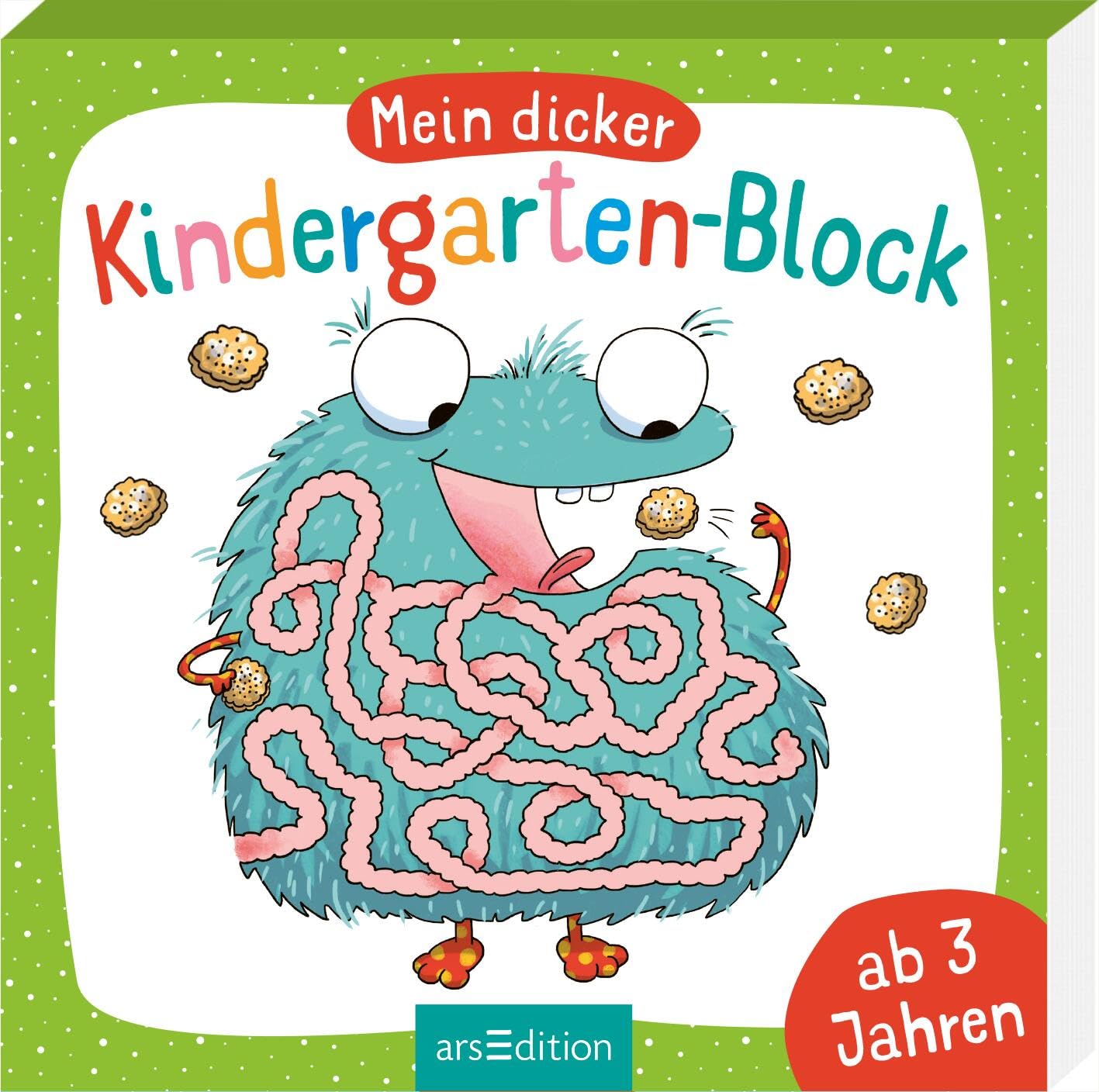 Arsedition Gmbh Mein Dicker Kindergarten-Block: Ab 3 Jahren | Rätsel Und Übungen Für Kinder Ab 3 Jahren