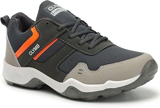 CLYMB ES21 Sports Shoe with Synthetic Upper Lightweight Comfortable Mid Top Running Shoes for Men's & Boy's Price In India