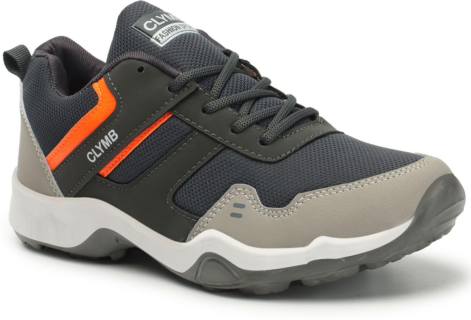 clymb ES21 Sports Shoe with Synthetic Upper Lightweight Comfortable Mid Top Running Shoes for Men's & Boy's-picture-25