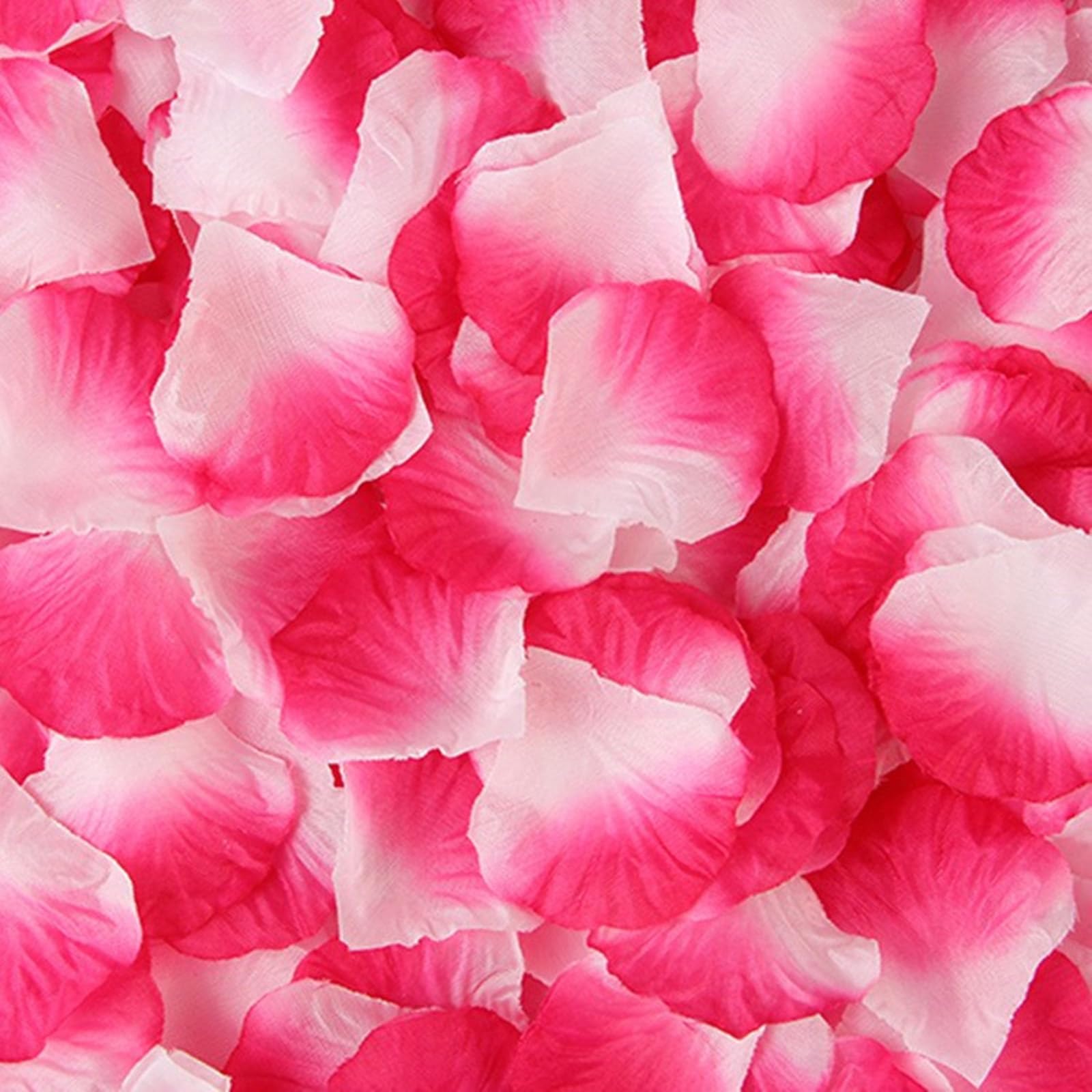 Msioytog 1000PCS Artificial Fabric Rose Petals Wedding Ceremony Decor, Birthday Party Floral Aisle Scatter Wedding Aisle Decoration