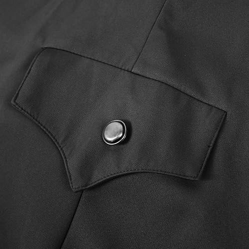 Miniatura 7 de Oiefeen Disfraz de esmoquin gótico medieval para mujer, estilo victoriano, para Halloween