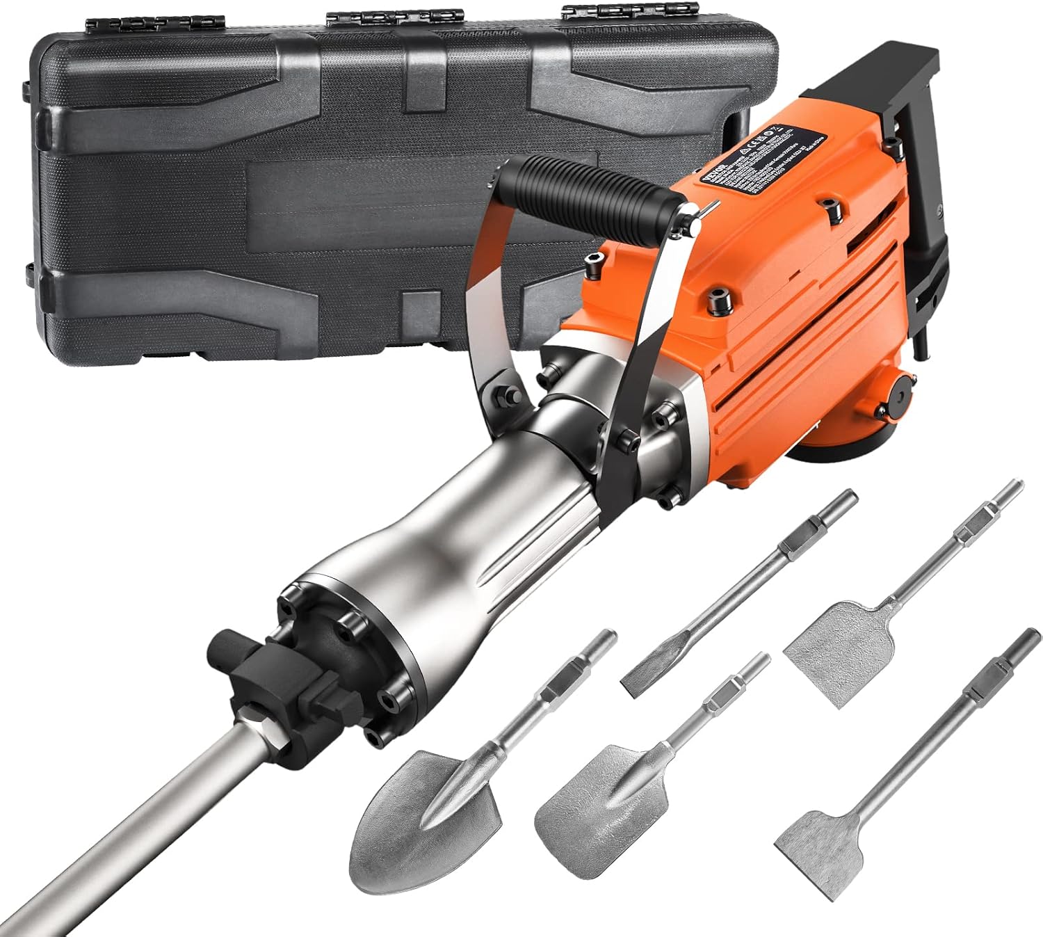 VEVOR Demolition Jack Hammer, 2200W Electric Jackhammer Heavy Duty