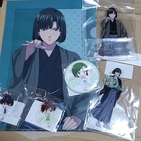 ヒカルの碁 くじ引き堂 アクリルスタンド等 塔矢アキラ＆塔矢行洋