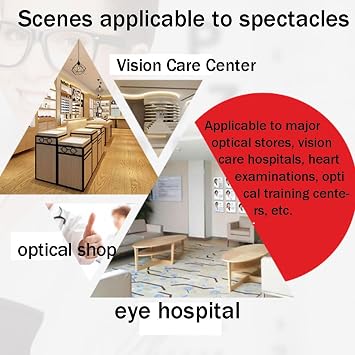 0.12D Scale Manual Lensmeter, ±20D Optical Lens Meter, Lens Diameter: 20-80mm, 3W Portable Optometry Machine,5D To +5D Eyepiece Focus, 0-180° Prism Axis Angle, for Optical Shops, Optical Centers
