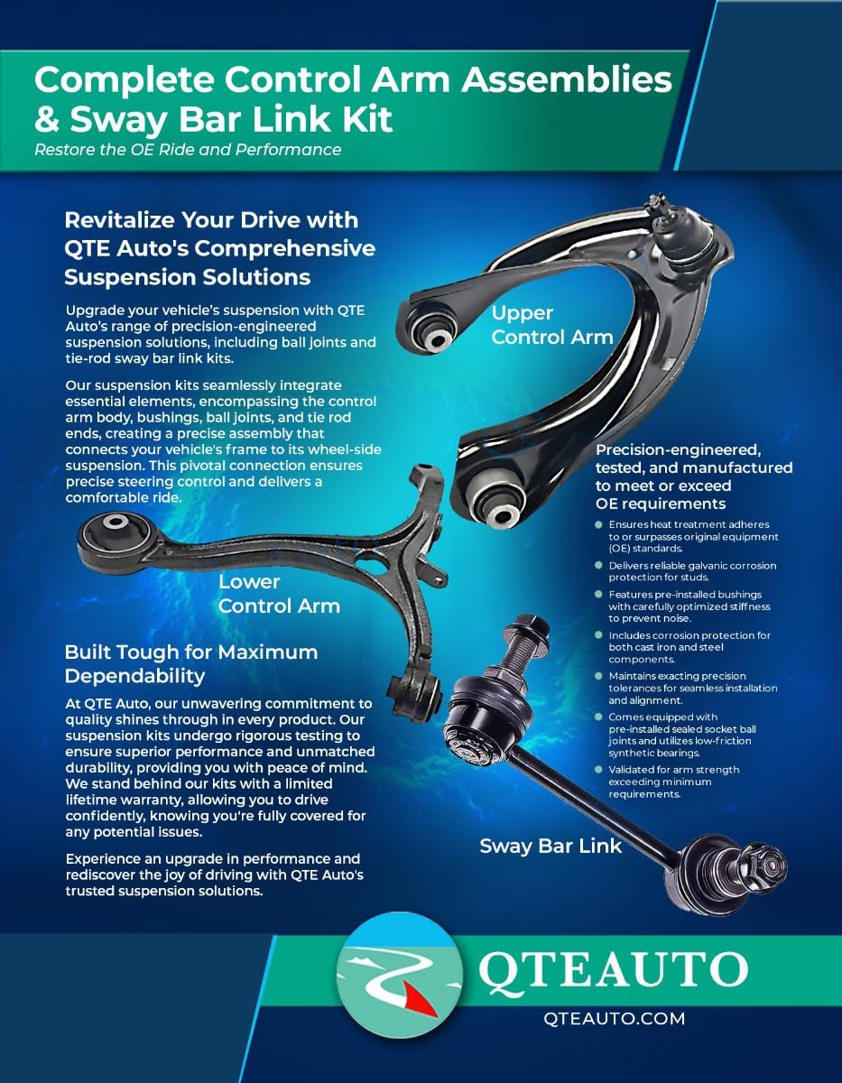 PM Auto Front Left Lower Control Arm Ball Joint Replacement For 2004-2008 Ford F-150, 2006-2008 Lincoln Mark LT