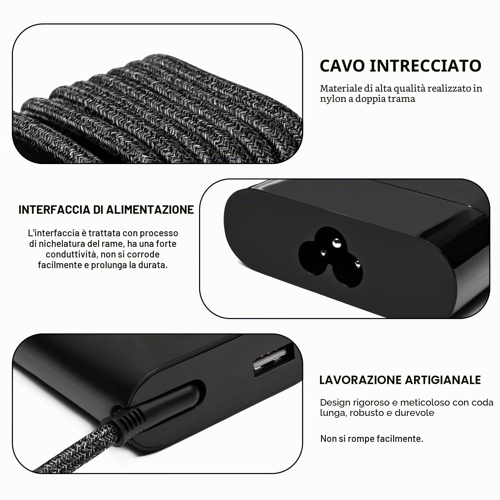 110W 100W USB Tipo C Caricatore per HP EliteBook X G1a G1i/X Flip G1i/Ultra G1i/1040 g11/ZBook Ultra G1a 14 HP Next Gen AI PC Alimentatore
