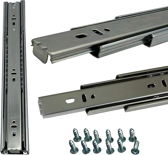 Hooz Schubladenschienen Vollauszug - 25-49cm Mit SoftClose Für Schubladen Bis 30kg