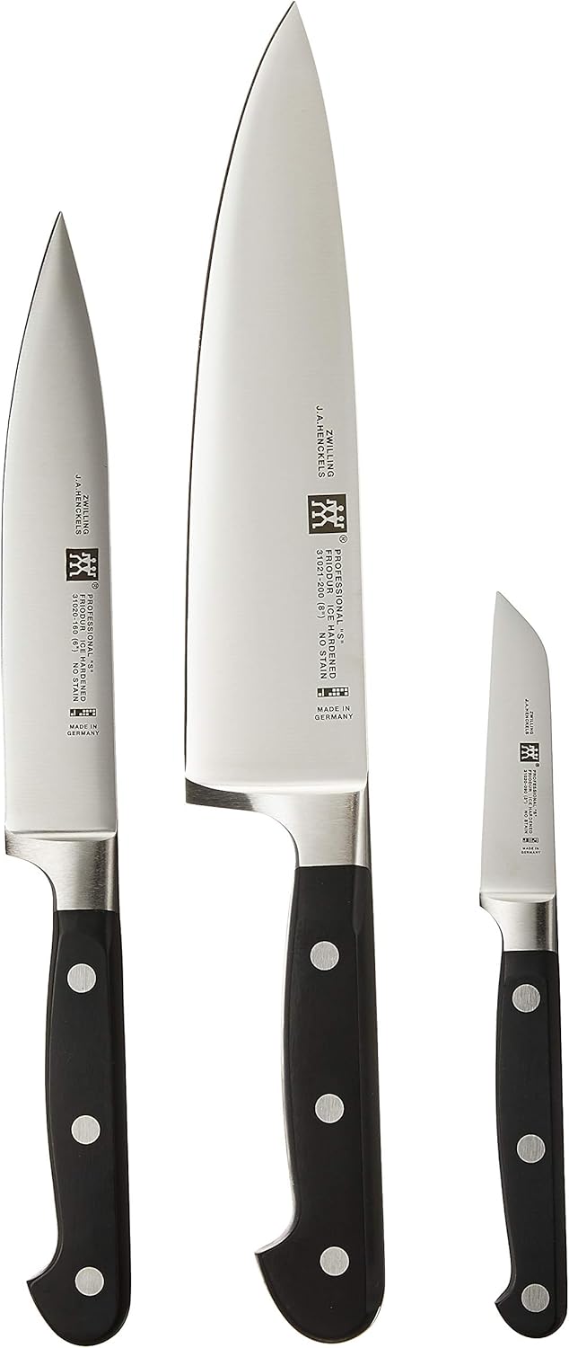 Zwilling Knife Set Professional-S 3 Parts, Stainless Steel, Silver/Black, 48 x 38 x 28 cm