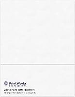 Vista 16 de PrintWorks Papel perforado horizontal profesional de 3", 8.5" x 11" - Perfecto para W-2, 1099 y uso de declaraciones - Fabricado en los Estados