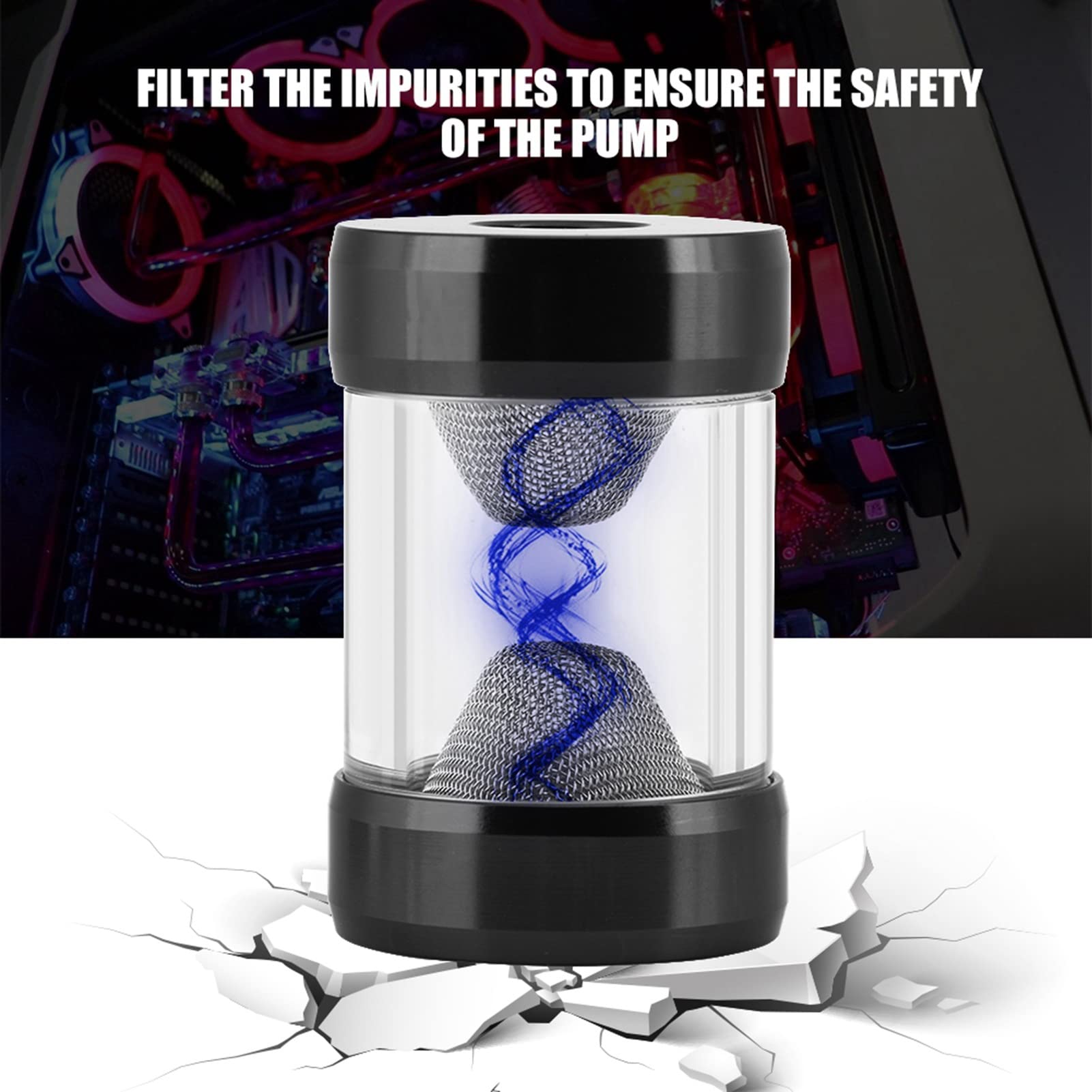 Faden「008_Lou_Parallel」 Amazon.com: G1/4 Inner Thread Water Cooling Filter, Fine