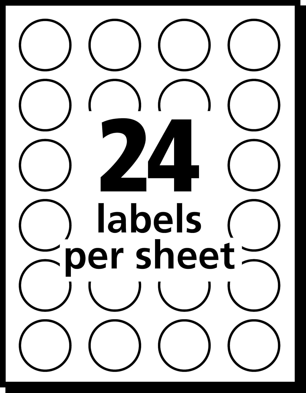 Avery Print/Write Self-Adhesive Removable Labels, 0.75 Inch Diameter, Yellow, 1,008 per Pack (5462) & Print/Write Self-Adhesive Removable Labels, 0.75 Inch Diameter, Green, 1008 per Pack (05463) : Office Products