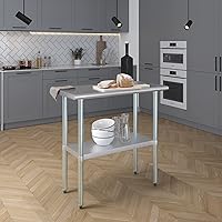 Vista 550 de Mesa de trabajo de acero inoxidable, mesa de metal