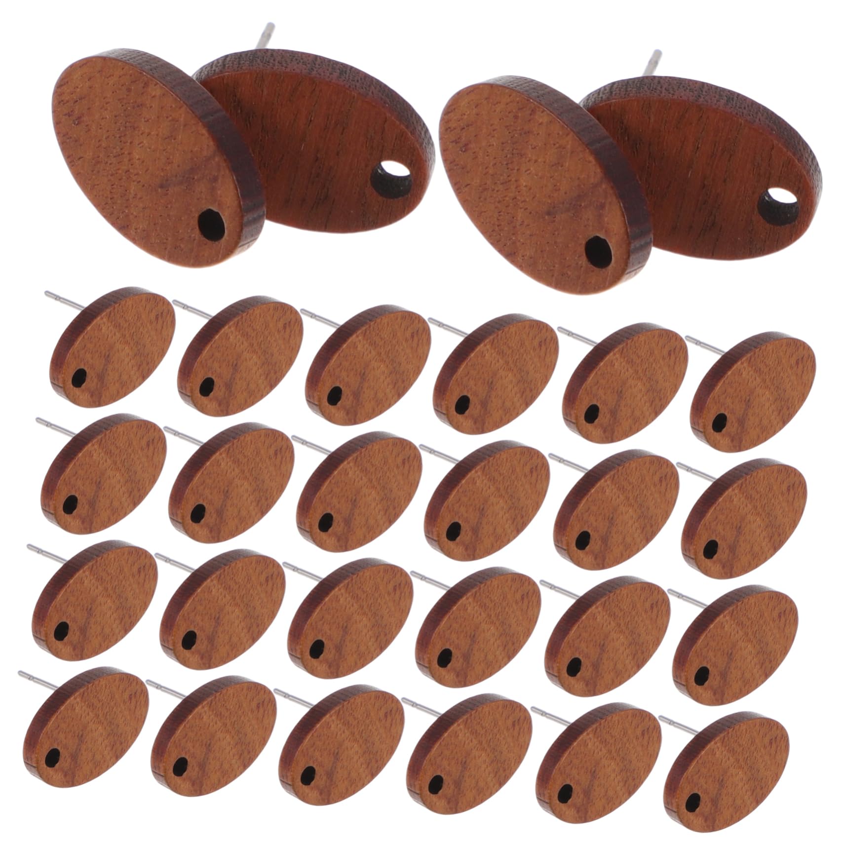 SHINEOFI 150 Stück Geometrische Holz Ohrstecker DIY Ohrringherstellung Ohrringpfosten Ohrringpfosten Für Die Schmuckherstellung Ohrringherstellung Kreative Ohrringe Zubehör