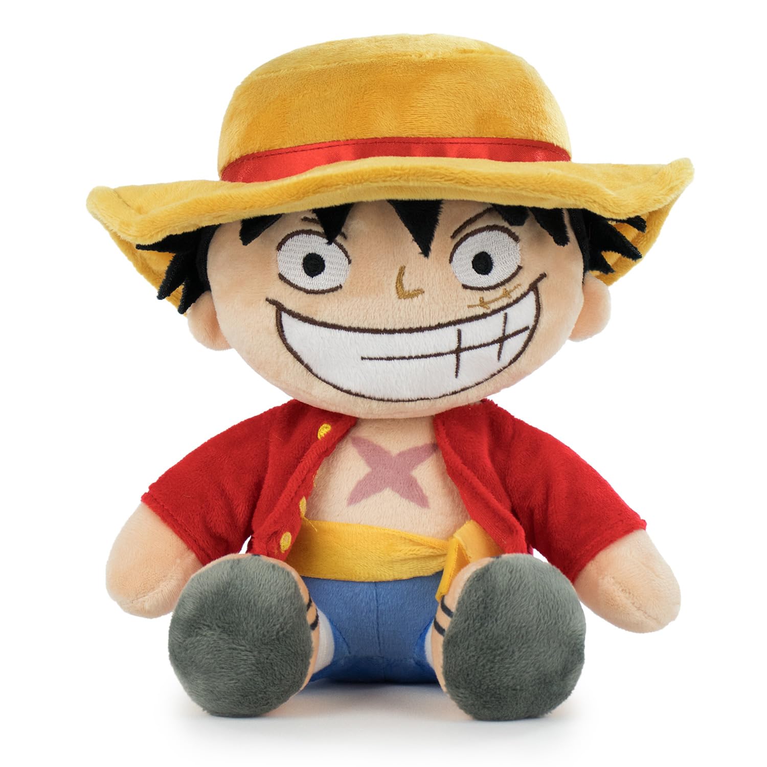 BARRADO - Plush One Piece Impulse - Luffy, Sanji, Zoro, Chopper - 22cm, 8'66" - 16002551 (Luffy)