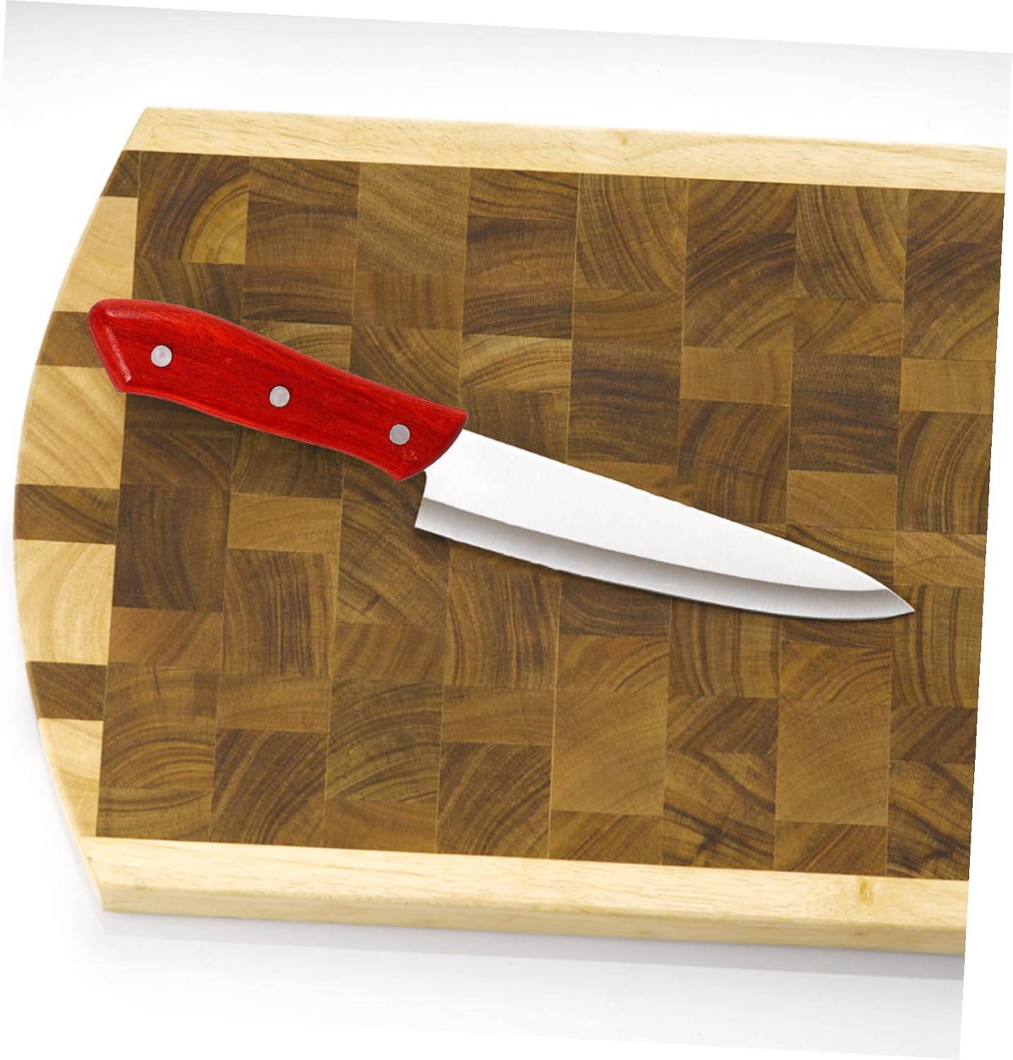 Wooden Kitchen Knife Handle Replacement Kit, Brown