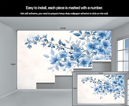 Miniatura 36 de Mural de pared 3D de pintura al óleo para jardín, mural de pared 3D de jardín de cabaña europea, mural de papel tapiz de bosque que explota de Fondo