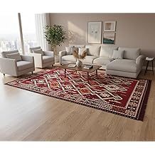 Authentic Decorative Rug Patterned Carpet with Ethnic Motif (200cmx300cm) M4