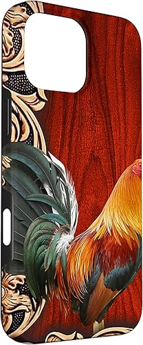 Vista 51 de Funda para iPhone 13 Pro Max Rooster wood - ROOSTER-PC