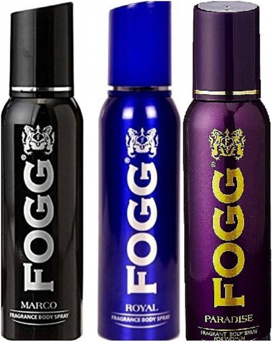 FOGG Fresh Body Spray For Men Combo, Pack of 3