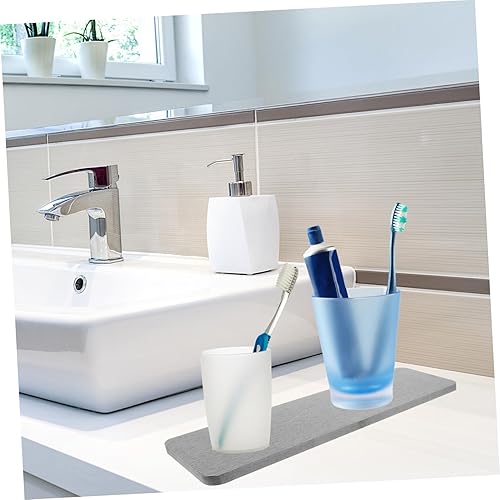 Miniatura 2 de Jabonera Caja de jabón de barro de diatomeas Almohadilla de tierra para el hogar Almohadilla de plato de diatomita Esteras absorbentes de diatomita