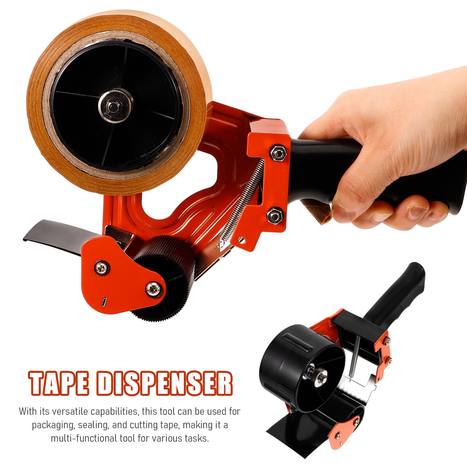 Amosfun Dispensador Celo Cortador De Cinta De Embalaje Máquina Cortadora De Cinta Dispositivo De Sellado Manual Herramienta De Portátil