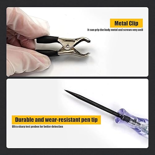 Miniatura 6 de QODOLSI 1 bolígrafo multifuncional para automóvil con circuito LED, circuito eléctrico digital de 6 V12 V24 V, circuito eléctrico de 6 V12 V24 V,