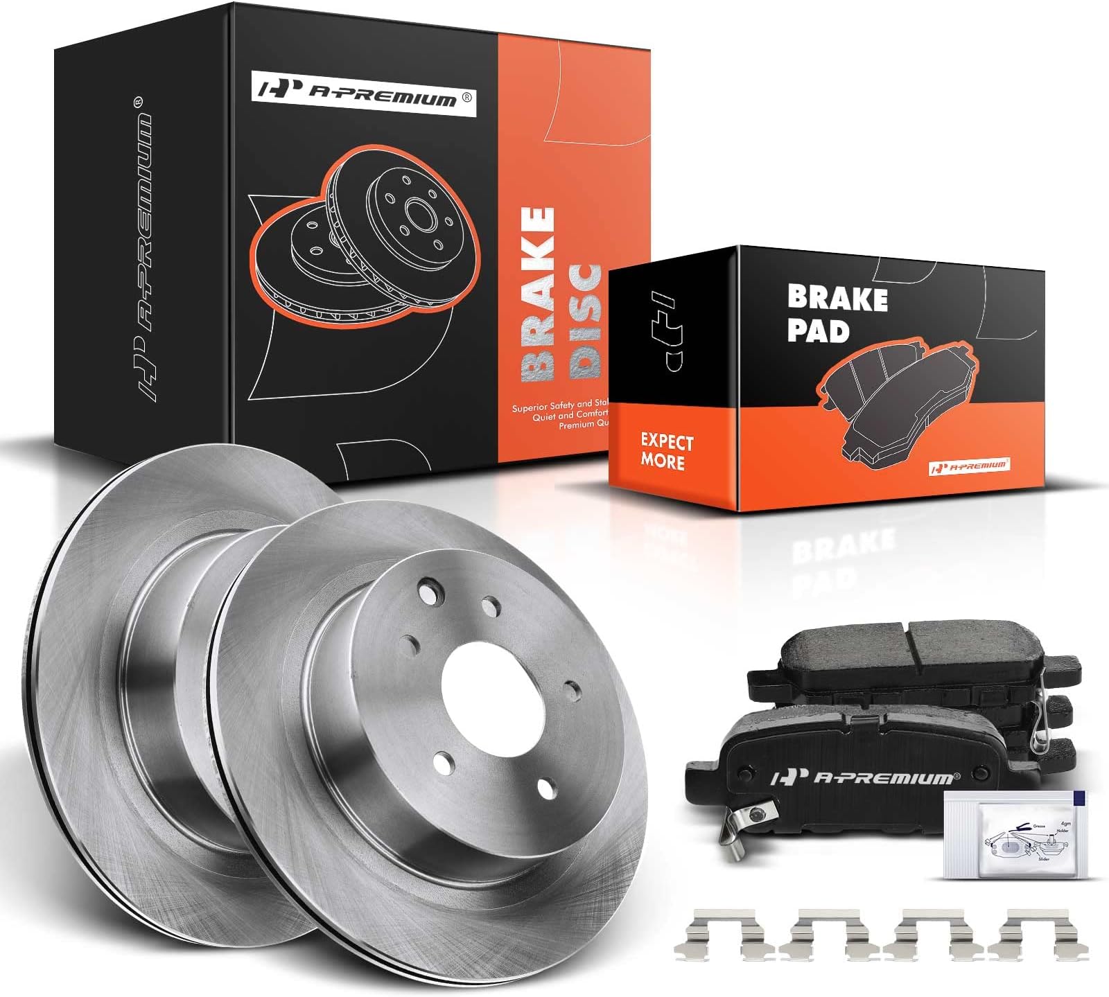 Rear Disc Brake Rotors + Ceramic Brake Pads For Nissan Rogue Infiniti G35 350Z - Foto 11