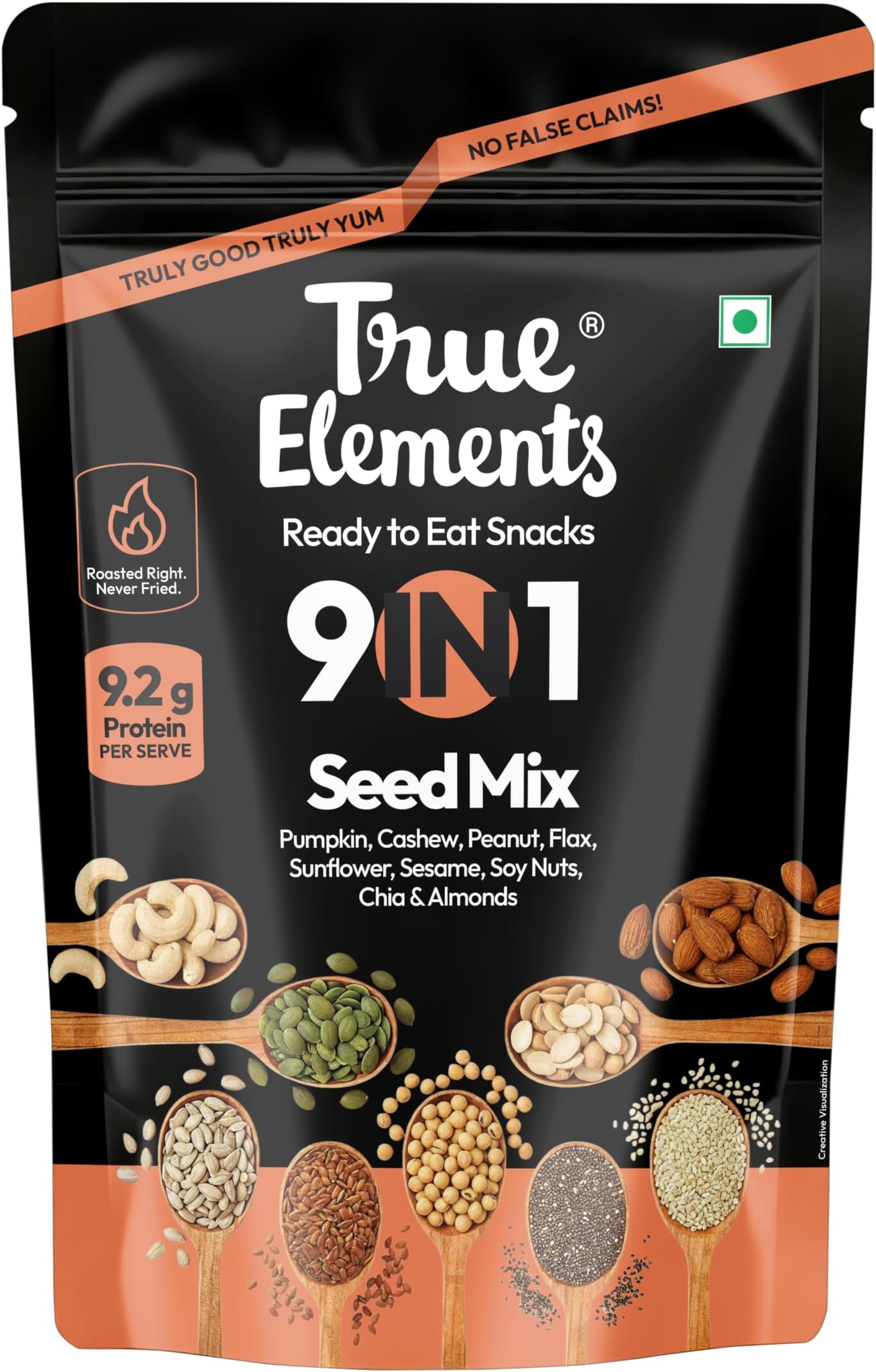 9 in 1 Snack Mix 250g - Nuts and Seeds Mix | Mix Seeds for Eating | Diet Snacks | Protein Rich Food