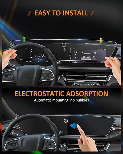 Vista 256 de CDEFG Cristal templado para Chevrolet Silverado/GMC Sierra 2025, pantalla táctil de 13.4 pulgadas, accesorios para Chevy Silverado/Sierra 1500