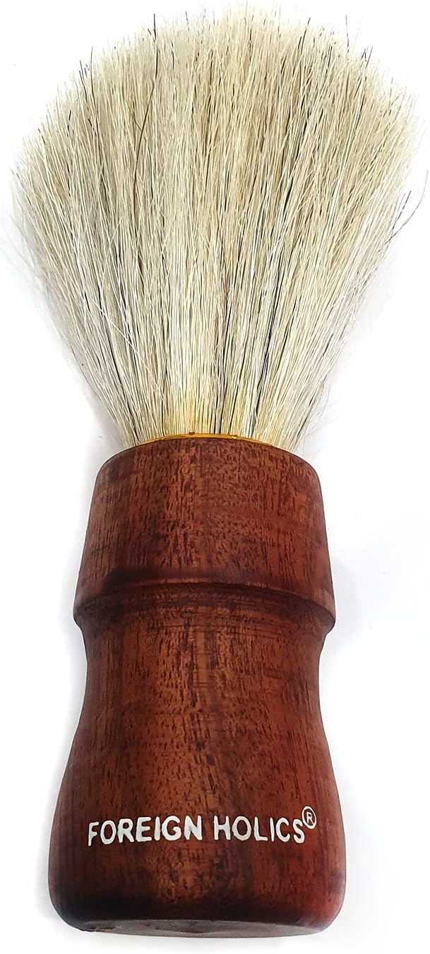 Wooden Hair Shaving Brush For Men Natural Bristle Pack of 1