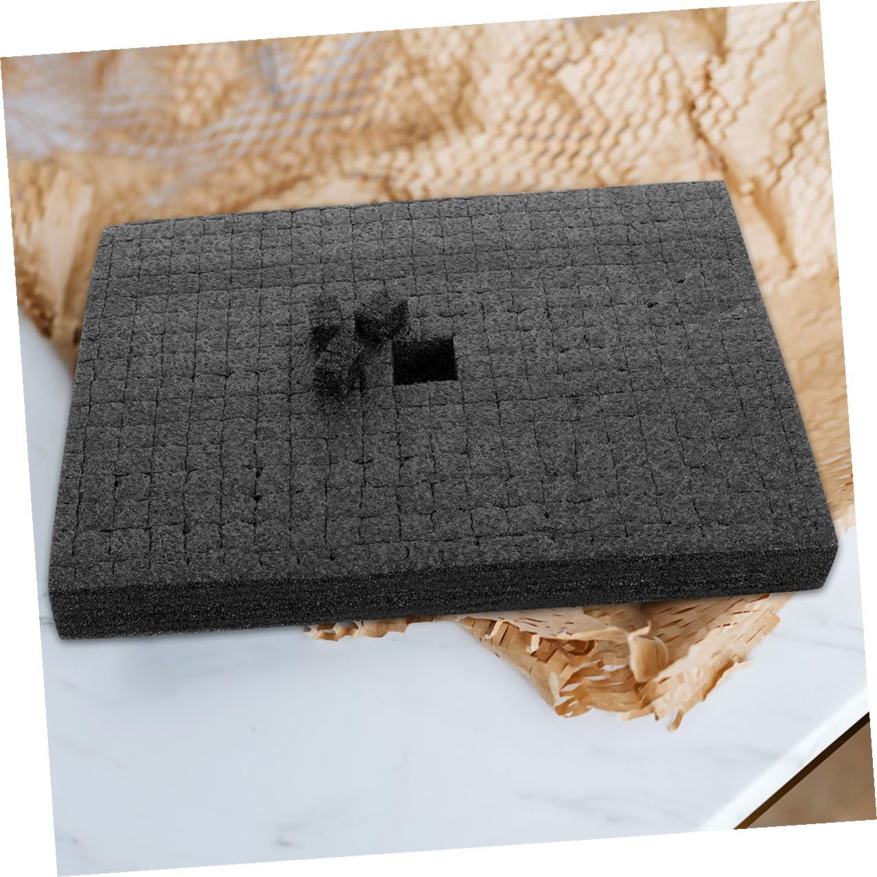 High-density Black Multi-use Foam Insert Padding 500x300x30mm Cube Foam for Transportation Packaging, Tool Box, and Protective Case Liner
